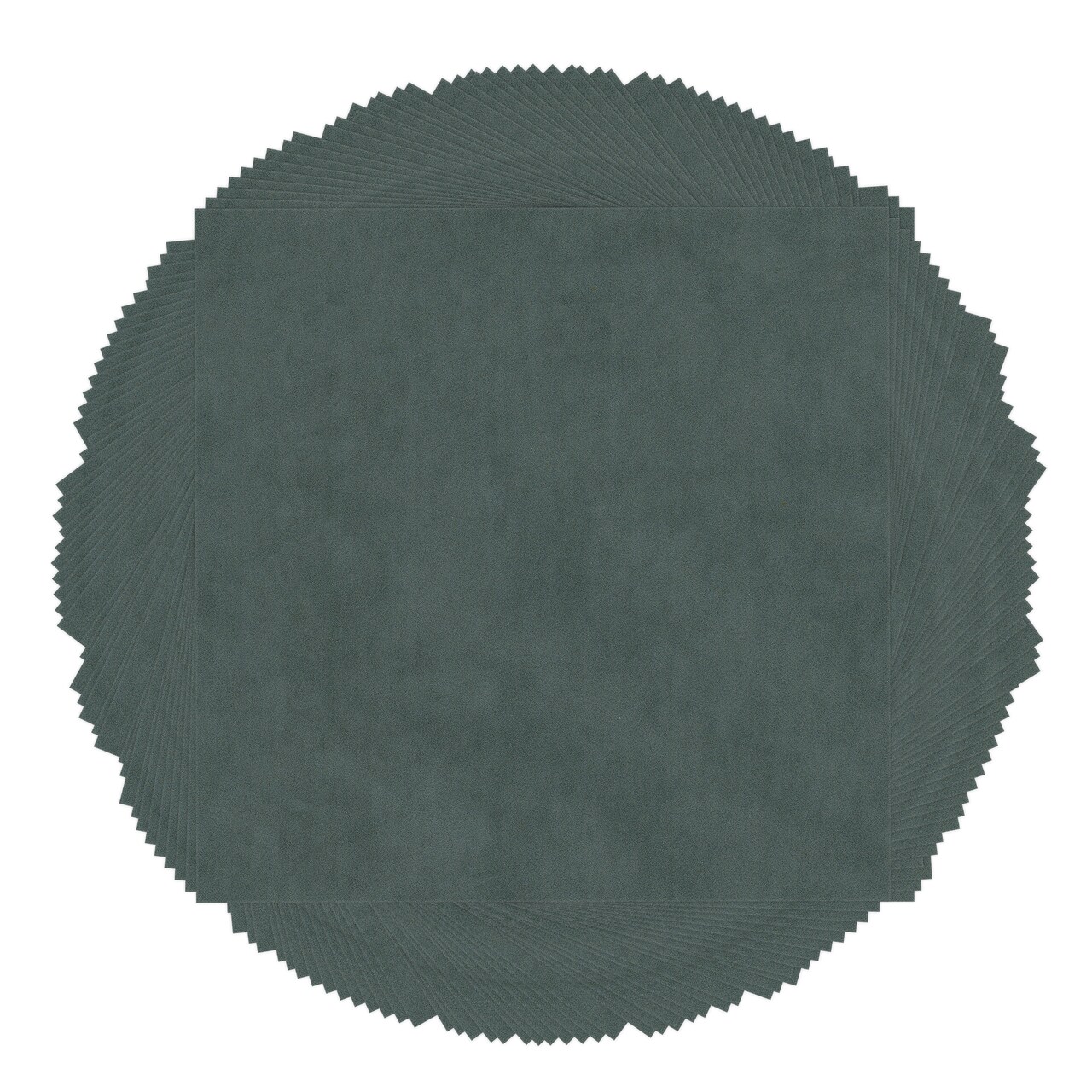 Dark Grey Suede 10x10 Uncut Mat Board - Blank Sheets, No Opening